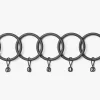 Parachute Curtains + Hardware*Curtain Rings With Hooks