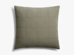 Parachute Pillowcases + Shams*Linen Box Quilted Euro Sham