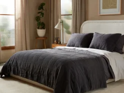 Parachute Pillowcases + Shams*Linen Box Quilted Sham Set