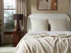 Parachute Pillowcases + Shams*Matelasse Euro Sham