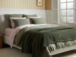 Parachute Quilts + Comforters*Vintage Linen Bed Cover
