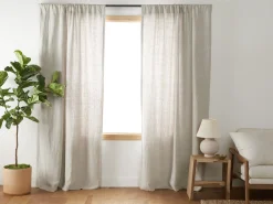 Parachute Curtains + Hardware*Washed Linen Curtain Fabric Swatch